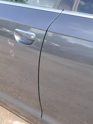 Audi A6 4F C6 Tür Türblatt vorne links Fahrertür grau LZ7S - ohne Anbauteile (185858)