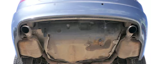 Audi A6 4F C6 Limousine Stoßstange hinten Heckstoßstange grau LZ7S PDC S-line (185866)