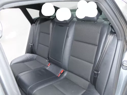 A6 4F C6 Sitz Rückbank Rücksitzbank hinten 3-Punkt-Gurt schwarz Leder Perlna kla