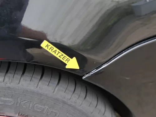 VW Lupo Kotflügel vorne rechts schwarz L041 (185988)