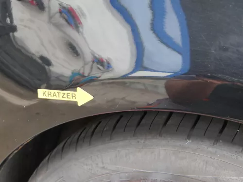 VW Lupo Kotflügel vorne rechts schwarz L041 (185988)