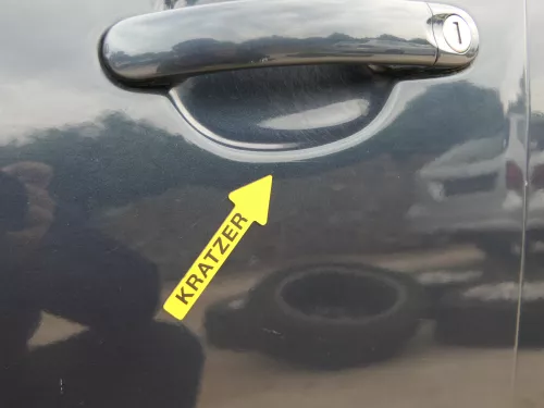 Golf 5 1K5+ Golf 6 nur Kombi / Variant Tür vorne links Fahrertür grau blau LC5F (186021)