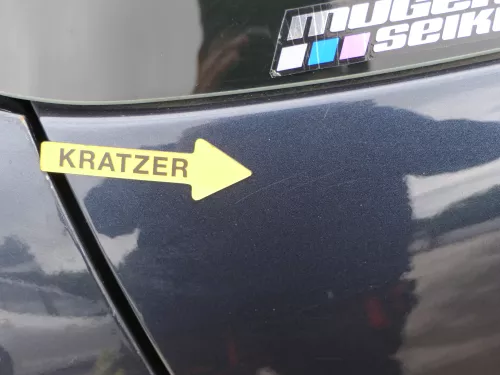 Golf 5 6 Kombi Variant AJ5 hinten Heckklappe mit Scheibe Deckel blau grau LC5F (186023)