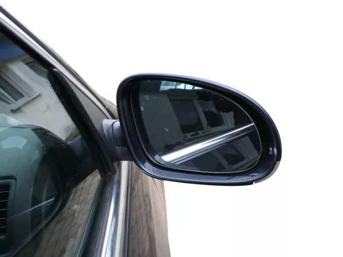 VW Golf Variant elektrischer Spiegel Außenspiegel rechts Blinker blau grau LC5F