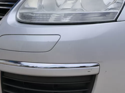 Golf 5 Variant Kombi Stoßstange vorne Frontoßstange Stoßfänger silber LA7W Grill (186063)