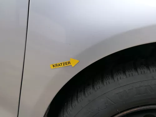 VW Golf Kombi Variant 5 V 1K Jetta Kotflügel vorne links silber grau LA7W (186067)