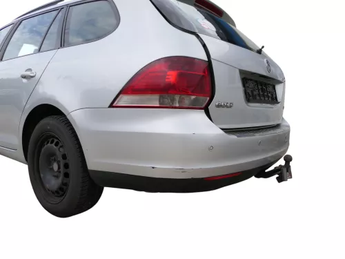 Golf 5 + 6 Kombi Avant Stoßstange hinten Heckstoßstange silber LA7W Spoiler PDC (186085)