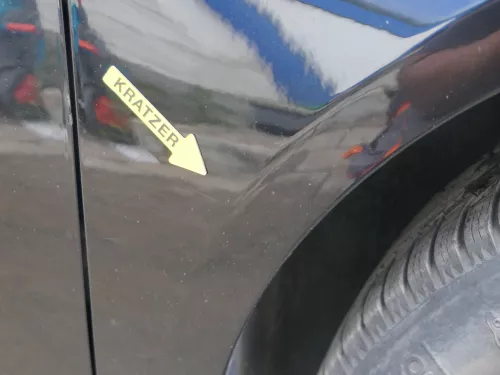 VW Golf 6 Variant Kombi AJ5 Kotflügel vorne rechts schwarz L041 (186091)