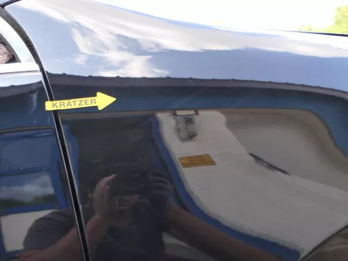 VW Golf 6 Variant Kombi AJ5 Kotflügel vorne rechts schwarz L041 (186091)