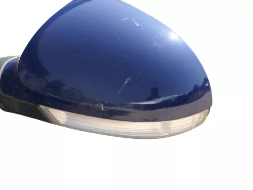 VW Passat 3C elektrischer Spiegel Außenspiegel links mit Glas Blinke blau LA5E (186191)