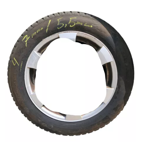 2x VW Golf 6 A3 8P 205/55 R16 94H Winterreifen M&S ca. 5,5-7 mm - nur Reifen  (186204)