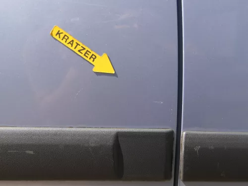 Skoda Roomster 5J Tür hinten rechts grau LF5Y (ohne Anbauteile - mit Scheibe) (186250)