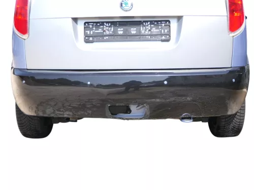 Roomster 5J Stoßstange hinten Heckstoßstange schwarz Einparkhilfe PDC