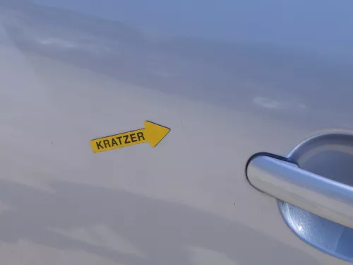 Skoda Roomster 5J Tür vorne links Fahrertür blau LF5Y (ohne Anbauteile) (186254)