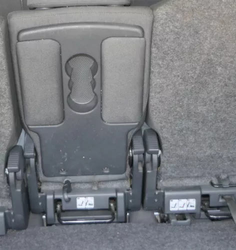 Roomster 5J Sitz Rückbank Rücksitzbank Lehne hinten mitte mittig (186270)