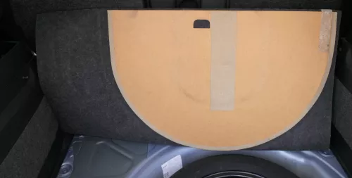 Roomster 5J Kofferraumteppich Teppich Kofferraum hinten Bodenbelag (186283)