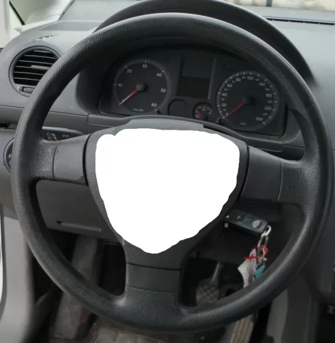 VW Passat 3C Eos Golf 5 Caddy 2K Lenkrad 1K0419091AG 3-Speichen