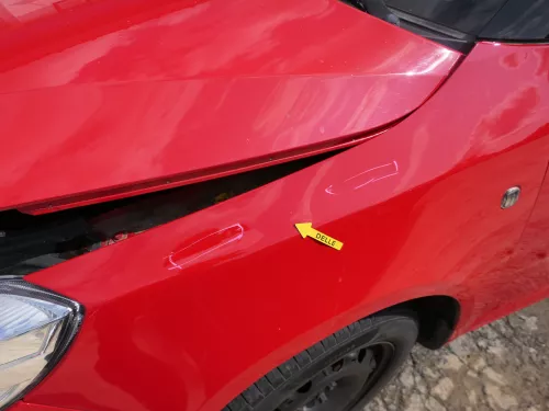 Skoda Fabia 5J Kotflügel vorne links - rot LF3K auch Kombi (186435)