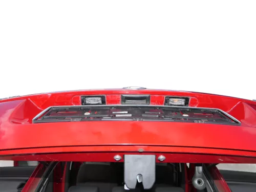 Skoda Fabia 5J Limousine Schrägheck Heckklappe hinten mit Scheibe rot LF3K (186443)