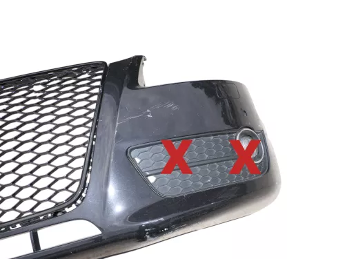 Audi A5 8T Frontstoßstange Stoßstange vorn vorne Stoßfänger schwarz LZ9Y- MÄNGEL (186467)