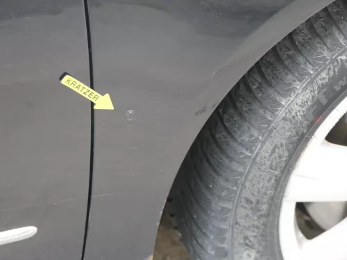 VW Passat 3C Kotflügel vorne rechts schwarz LC9X 3C0821022 (186472)