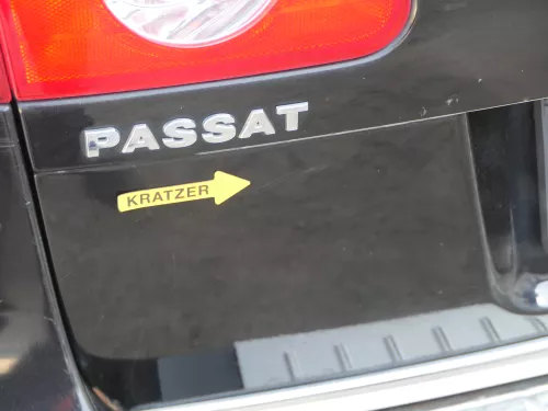 VW Passat 3C Kombi Variant Heckklappe Klappe Scheibe schwarz LC9X ohneAnbauteile (186474)