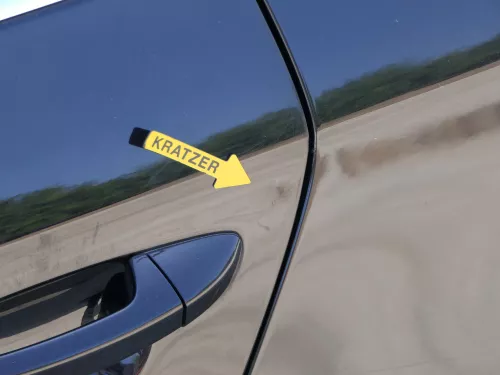 VW Passat 3C Kombi Variant Tür hinten links schwarz LC9X -OHNE Anbauteile (186478)