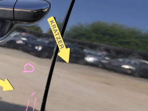 VW Passat 3C Kombi Variant Tür hinten links schwarz LC9X -OHNE Anbauteile (186478)