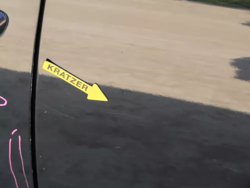 VW Passat 3C Kombi Variant Tür hinten links schwarz LC9X -OHNE Anbauteile (186478)