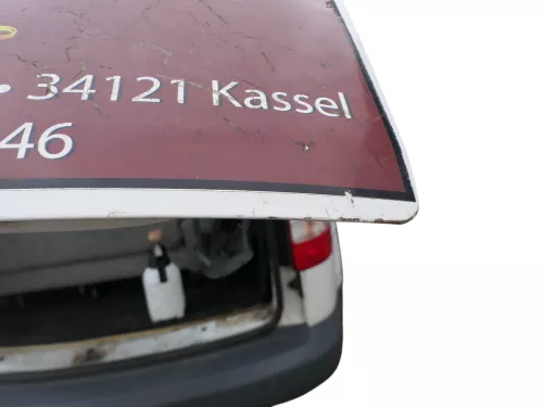 VW Caddy 2k Heckklappe mit Scheibe hinten weiß - LB9A OHNE Anbauteile (186494)