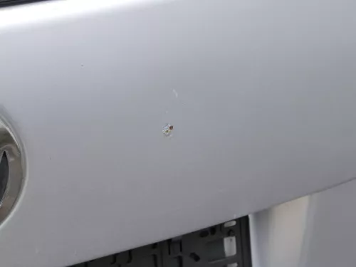 VW Touran 1T Heckklappe Kofferraumklappe hinten silber LA7W mit Scheibe (186550)