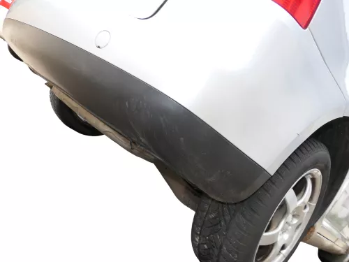 VW Touran 1T Stoßstange hinten Heckstoßstange Stoßfänger silber LA7W (186551)