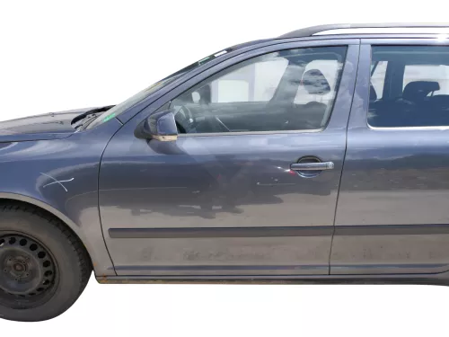 Skoda Octavia 1Z Kombi+Limo Tür vorne links Fahrertür grau LF8J OHNEAnbauteil