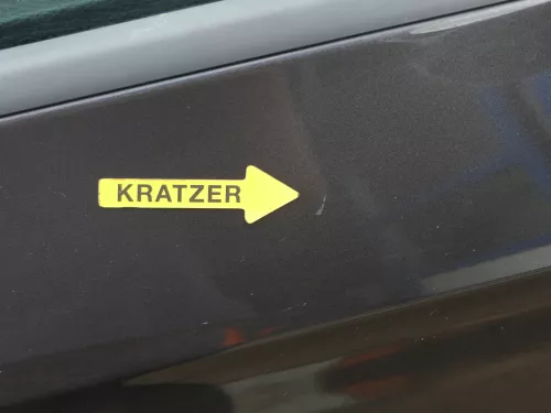 Passat 3C Kombi o. Limo Tür vorne rechts Beifahrer brraun LC8Z ohneAnbauteile (186675)