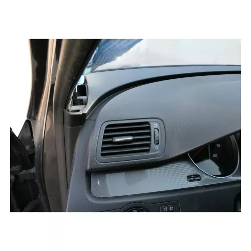 Passat 3C Verkleidung Abdeckung Dekor schwarz matt um Tacho Armaturenbrett (186686)