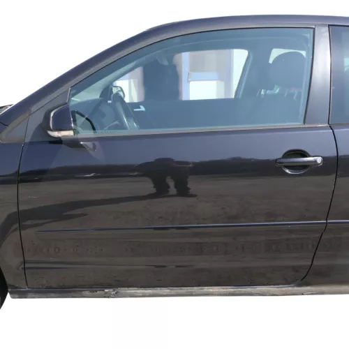 VW Polo 9N 9N3 Tür vorne links Fahrertür 2/3-Türer schwarz LC9Z -ohne Anbauteile