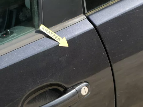 VW Polo 9N 9N3 Tür vorne links Fahrertür 2/3-Türer schwarz LC9Z -ohne Anbauteile (186794)