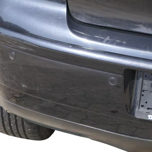 VW Polo 9N 9N3 Stoßstange Heckstoßstange hinten schwarz LC9Z     PDC (186795)