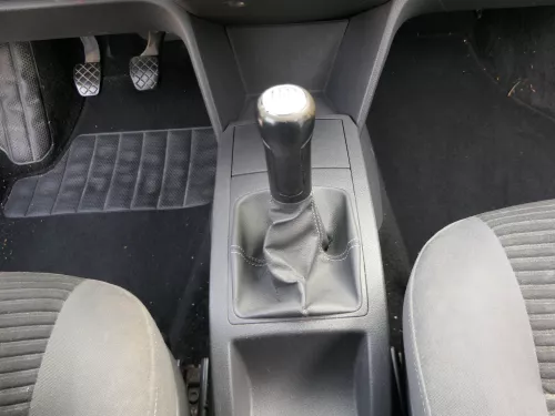 VW Polo 9N 9N3 Schaltknauf Schaltsack Schaltung 6Q1711113G Leder schwarz