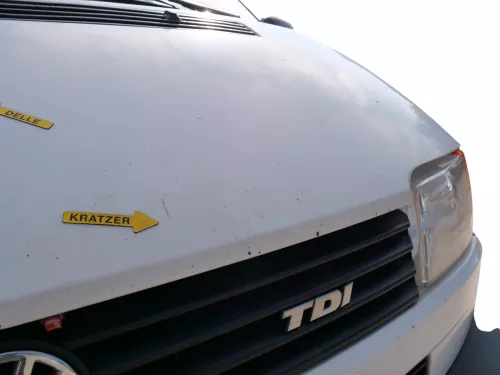 VW T4 Transporter Pritsche Motorhaube Haube Klappe vorne weiß R902 Kurze AC0 (186810)