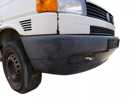 VW T4 kurze Version Stoßstange Frontstoßstange vorne schwarz AC-0 7D0807221 Spoi (186811)