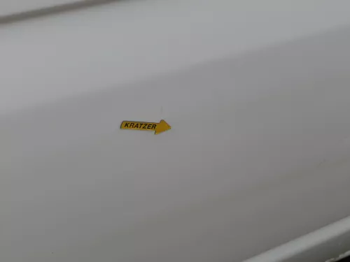 VW T5 Facelift T6 Tür rechts Schiebetür mit Scheibe weiß R902 Fenster - Delle (186916)