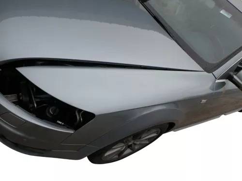 Audi A6 4F C6 Kotflügel vorne links grau LY7E Allroad Quattro 4F0821103E +Leiste (187000)