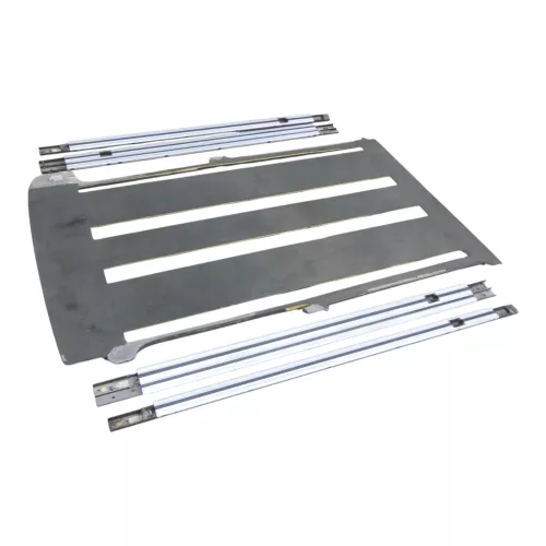 VW T5 Facelift Teppich Innenraumteppich Bodenbelag HINTEN Schienen Anthrazit