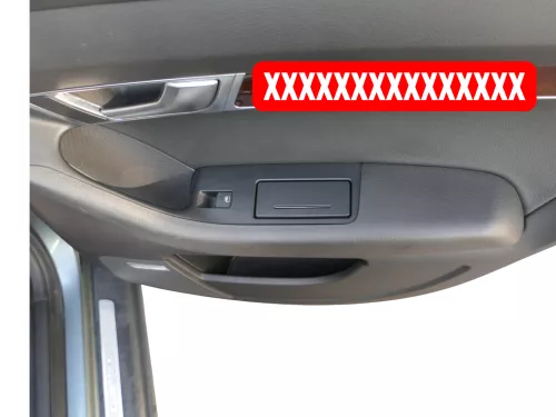 1x A6 4F Türverkleidung Verkleidung Tür hinten rechts schwarz Leder - Bose Rollo (187027)