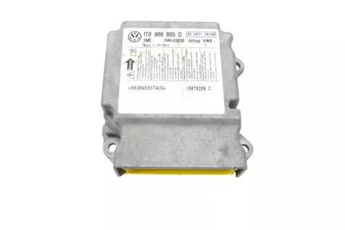 VW Touran Steuergerät Airbag Airbagsteuergerät 1T0909605D 004 1T0909605D 01F