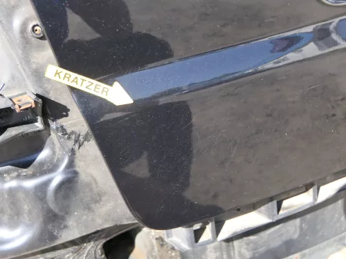 VW Touran Heckklappe Kofferraumklappe hinten schwarz metallic LC9X + Scheibe (187193)