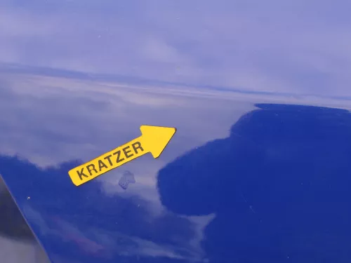 Skoda Fabia 5J Limousine Schrägheck Heckklappe hinten mit Scheibe blau LF5K (187232)