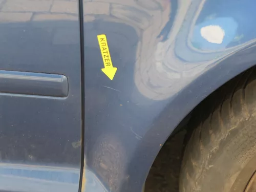 Audi A3 8P Kotflügel vorne rechts Sportback blau LZ5C (187252)