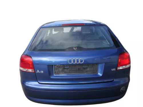 Audi A3 8P 2/3-Türer Heckklappe Klappe hinten blau LZ5C 2/3-Türer Scheibe
